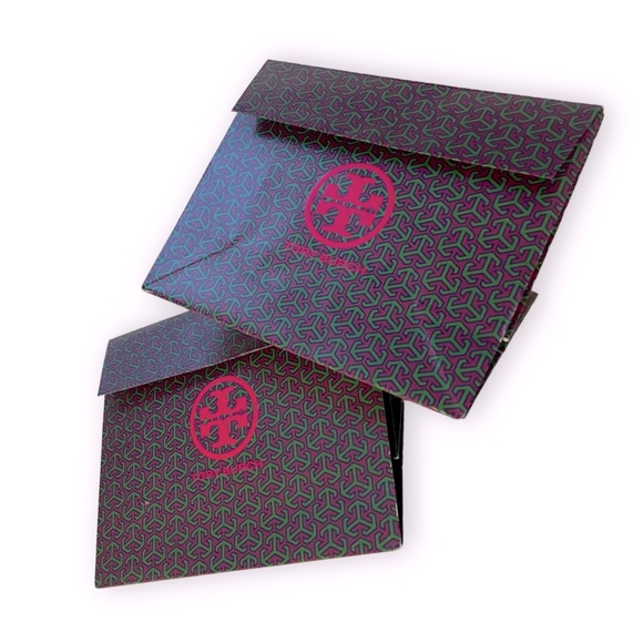 Tory Burch Other - Tory Burch Purple Pink Navy Gift Packaging Bag Box